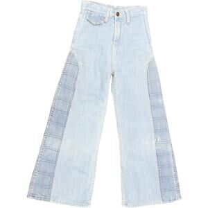 Vintage High Waisted Flare Jeans Boho Chic